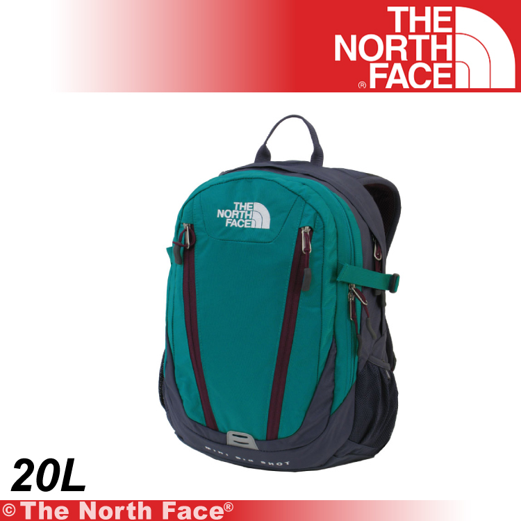 【The North Face 20L 13吋電腦背包《綠/灰石藍》】A3RV-Q5Z/筆電包/登山包/後背包/雙肩包★滿額送