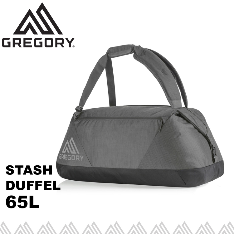 【GREGORY 美國 STASH DUFFEL 65 旅行裝備袋《陰影黑》65L】65900/健行包/登山背包/旅遊/出國★滿額送