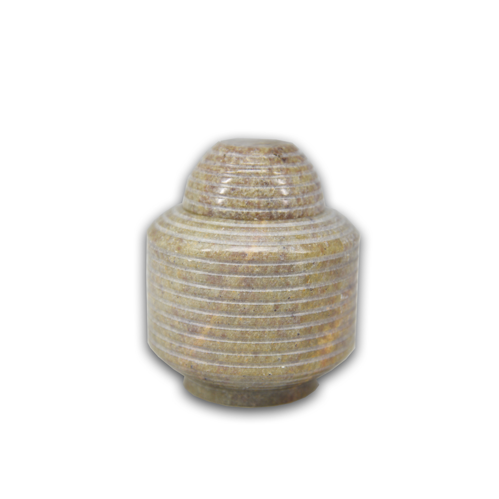 義大利Geoworld 蛇紋岩造型罐-19123