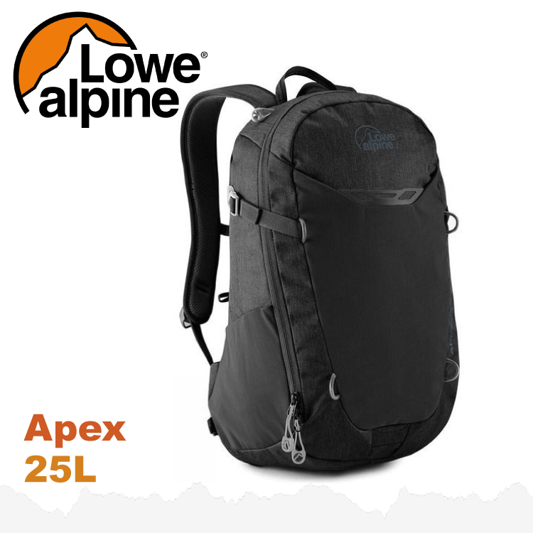 【 LOWE ALPINE 英國 Apex 25 多功能後背包《黑》25L】FDP-41/雙肩背包/電腦包/登山包/通勤上班★滿額送