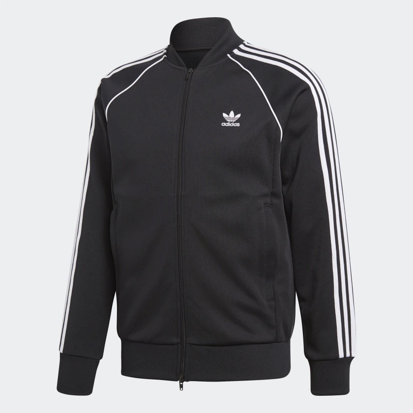 ★現貨在庫★ Adidas SST Track Jacket 男裝 外套 立領 休閒 黑 【運動世界】CW1256