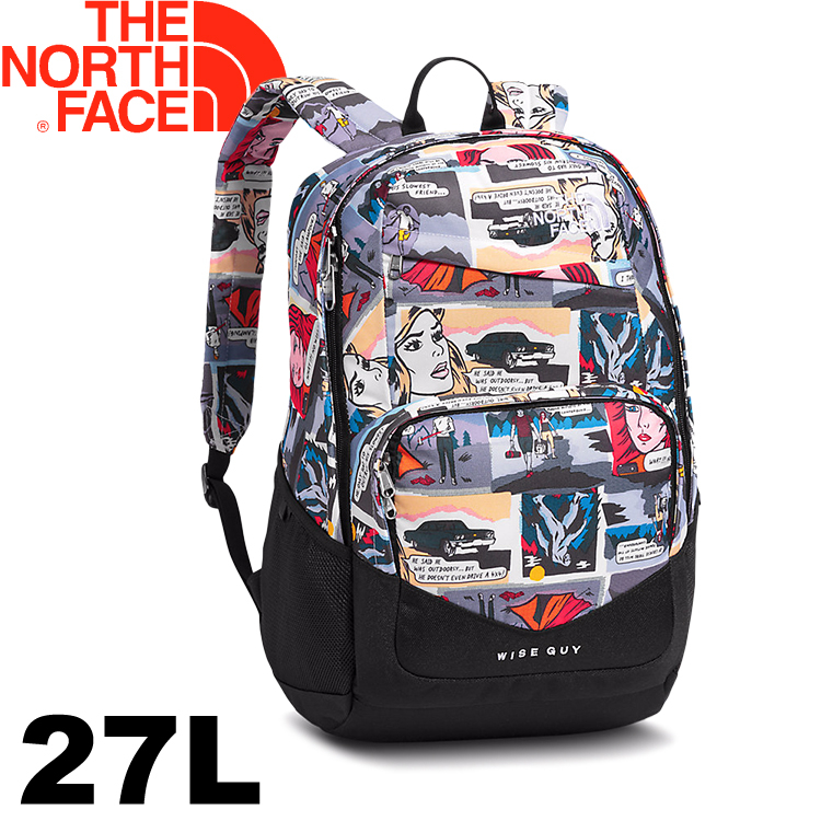 【The North Face 美國 27L 多功能背包《卡通印花》】CHH9/電腦包/後背包/休閒包★滿額送