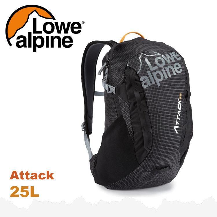 【 LOWE ALPINE 英國 Attack 25 休閒後背包《黑》25L】FMP-42/雙肩背包/登山包/健行/旅行★滿額送