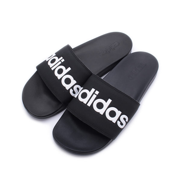 ADIDAS ADILETTE COMFORT 套式拖鞋 黑白 B42207 男鞋 鞋全家福