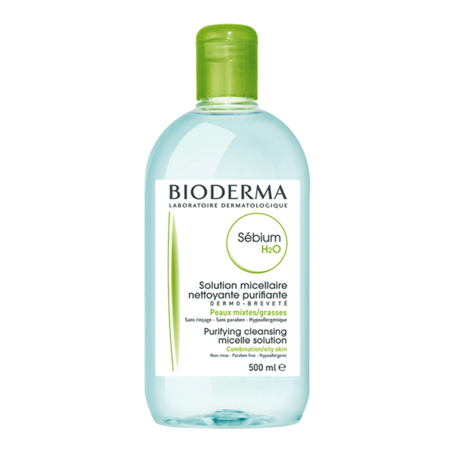 Bioderma 平衡控油潔膚液 500ML Sebium 貝膚黛碼 藍綠