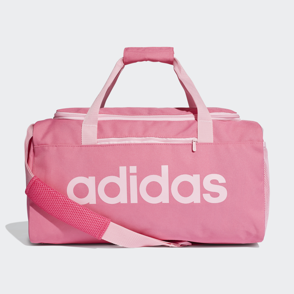 v［TellCathy］ ADIDAS LINEAR CORE DUFFEL BAG SMALL 粉色 訓練 健身包 DT8624