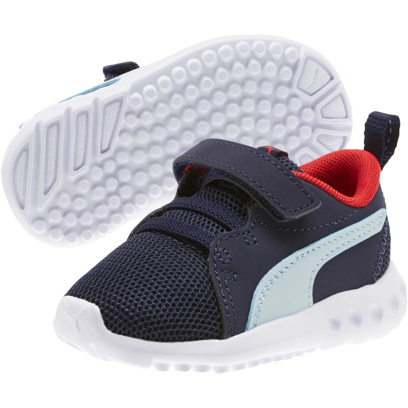 PUMA Carson 2 Casual Sneakers INF 童鞋 小童 休閒 魔鬼氈 舒適 深藍【運動世界】19232501