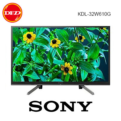 贈北區精緻壁裝 2019 SONY 索尼 KDL-32W610G 32吋 聯網平面液晶電視 超薄背光 HDR 公司貨 32W610G