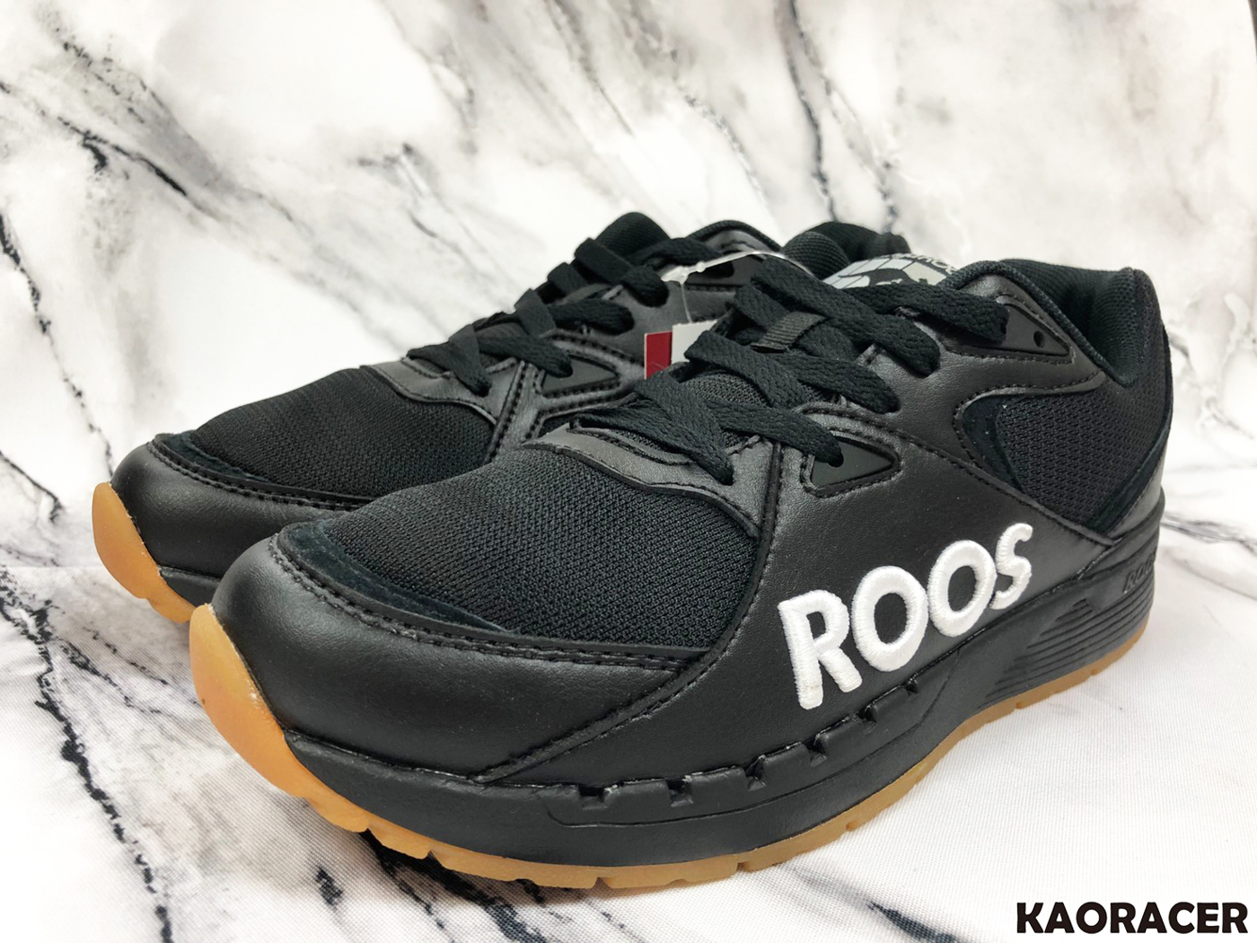 KangaROOS 男款黑色運動休閒鞋-NO.KM91060