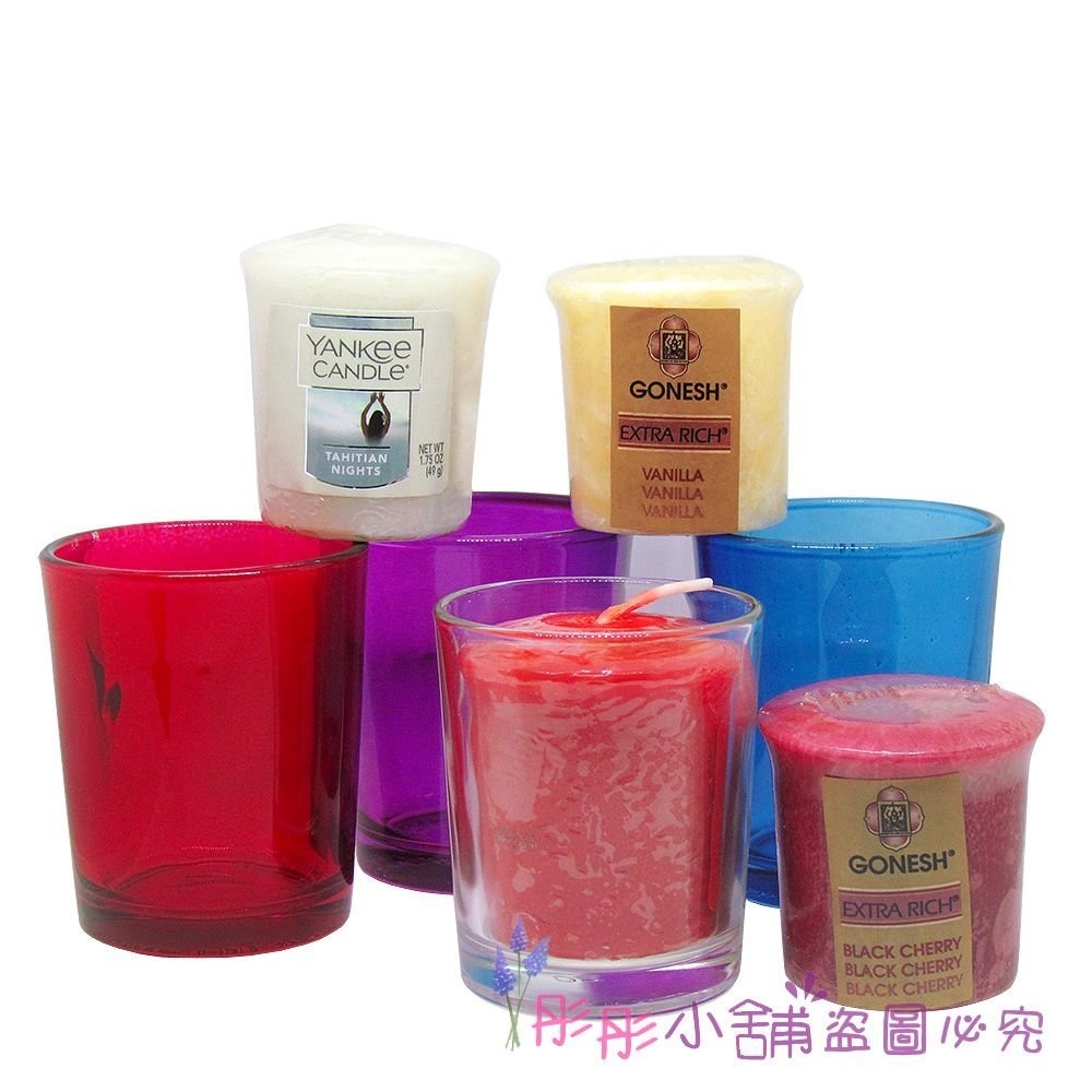 Gonesh Votives 玻璃蠟燭杯 祈願燭蠟燭杯 簡約玻璃杯 可適用於Yankee 祈願燭蠟燭【彤彤小舖】