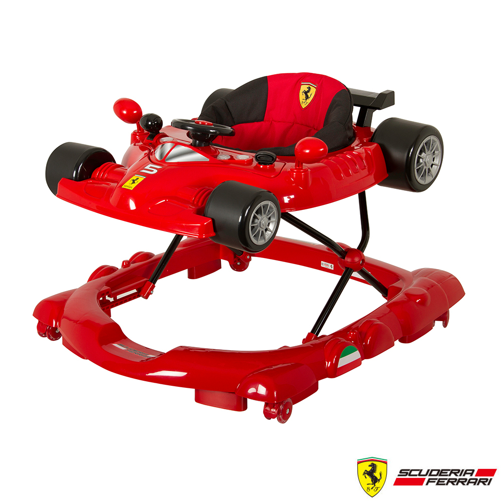 【Ferrari法拉利】全台獨家 F1 折疊學步車 螃蟹車 滑步車