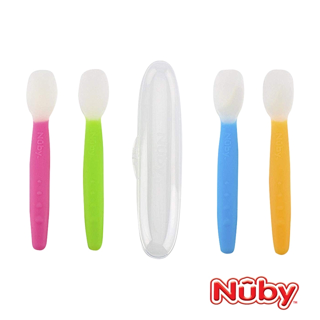 Nuby 全矽膠湯匙 (1入/附盒) 款式任選