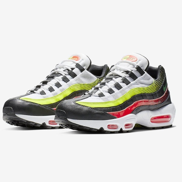 NIKE Air Max 95 SE 男鞋 慢跑 休閒 氣墊 避震 流行 白 黑 綠 紅【運動世界】AJ2018-004