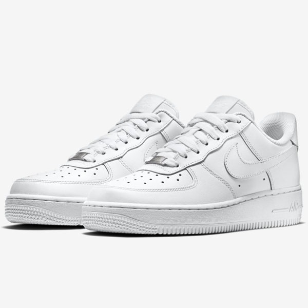 Nike Air Force 1 '07 女鞋 休閒 鐵牌 經典 皮革 白 【運動世界】 315115-112