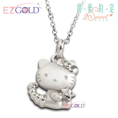 Hello Kitty凱蒂貓 ♥天蠍座(10/24~11/21)♥ 星座銀飾墜子