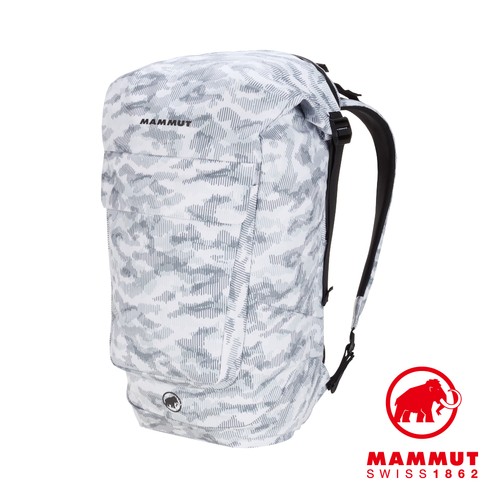 【Mammut 長毛象】Seon Courier X 30L 迷彩攀岩通勤筆電後背包 迷彩白 #2510-04130