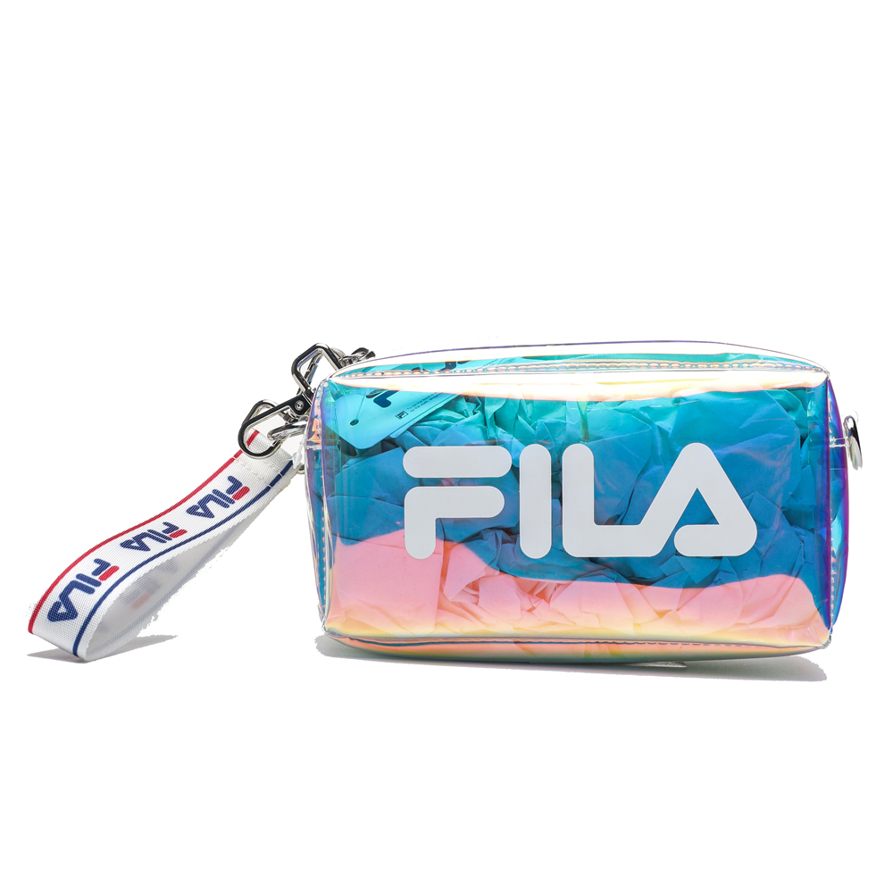 FILA CROSSBODY BAG 防水 炫彩 半透明 TPU 斜背包 女 (布魯克林) BMT9015WT