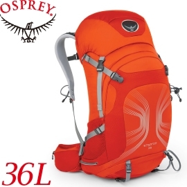 【OSPREY 美國 Stratos 36 太陽橙 M/L 登山背包】Stratos 36/登山包/登山/露營★滿額送