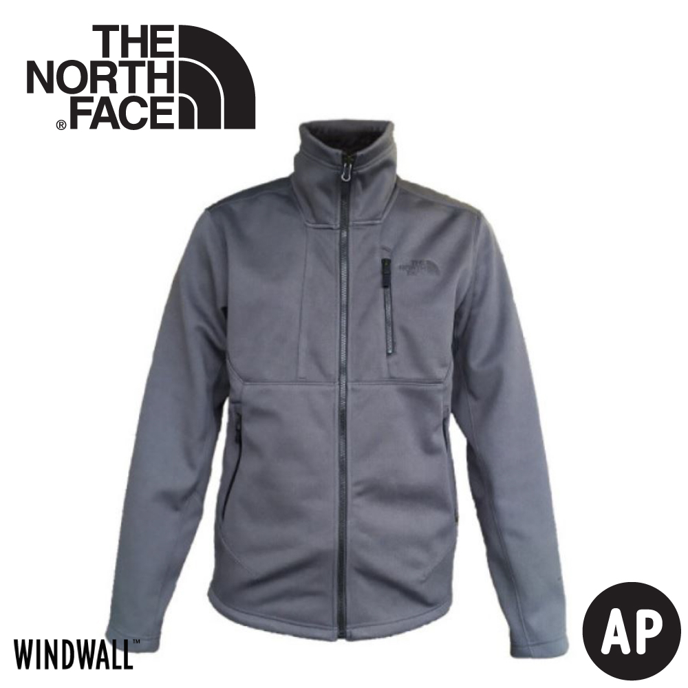 【The North Face 男 防風軟殼外套《深灰》】3VSF/保暖夾克/運動外套/保暖外套