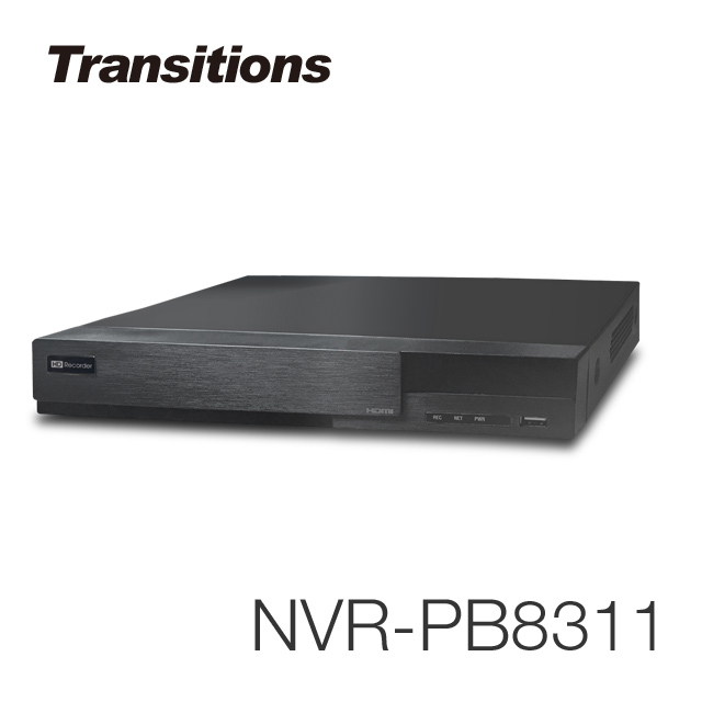 全視線 NVR-PB8311 8路 H.265 快速設定網路型錄放影機