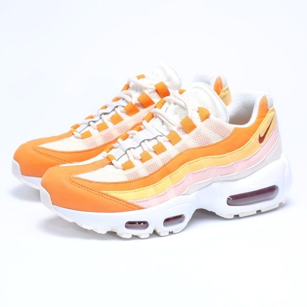 NIKE AIR MAX 95 PRM 橘 黃 粉 氣墊 慢跑 女(布魯克林) 307960-114