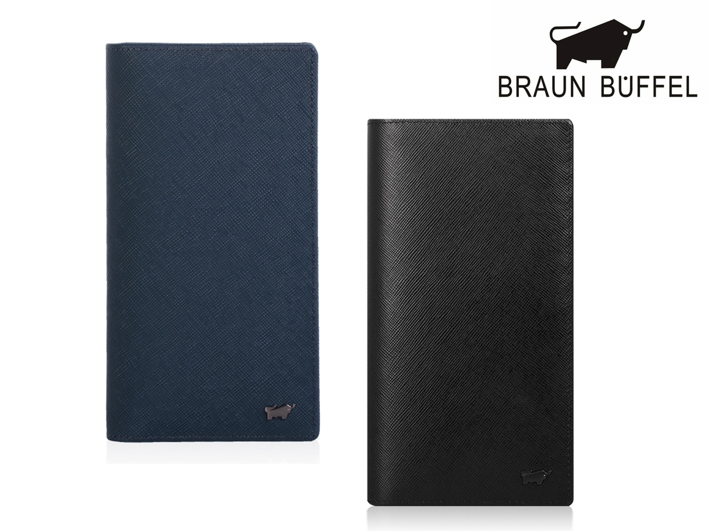 【全新品公司貨】BRAUN BUFFEL 德國小金牛 洛非諾系列真皮拉鍊零錢長夾【台中30年老店】BF314-301-1