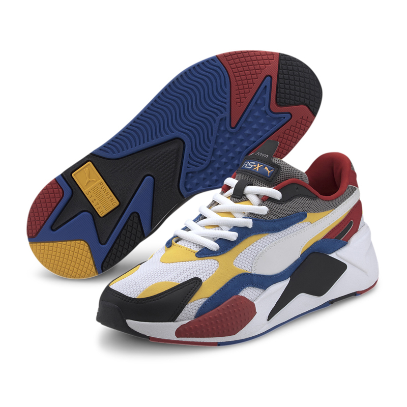 Puma RS-X Puzzle 白 男女 運動鞋 老爹鞋 慢跑鞋 鋼彈 厚底 休閒鞋 慢跑鞋 37157004