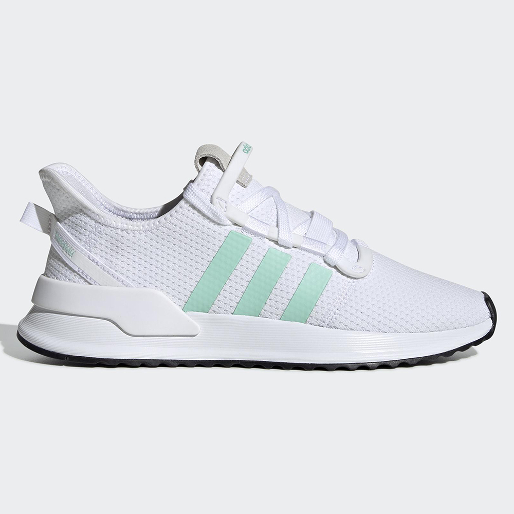 ADIDAS U_Path Run 女鞋 慢跑 休閒 襪套 白 綠 【運動世界】 G27649