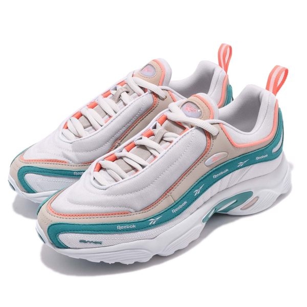 REEBOK Daytona DMX 女鞋 休閒 復古 穿搭 老爹鞋 增高 舒適 透氣 白【運動世界】DV5819