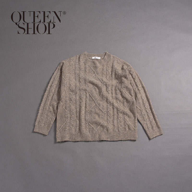 Ｑｕｅｅｎ Ｓｈｏｐ【01070928】童裝 親子系列 編織麻花針織毛衣＊現+預＊