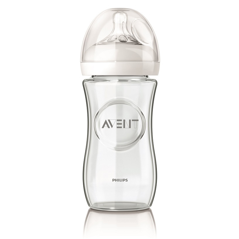 Philips Avent 新安怡 - 親乳感玻璃防脹氣奶瓶 240ml
