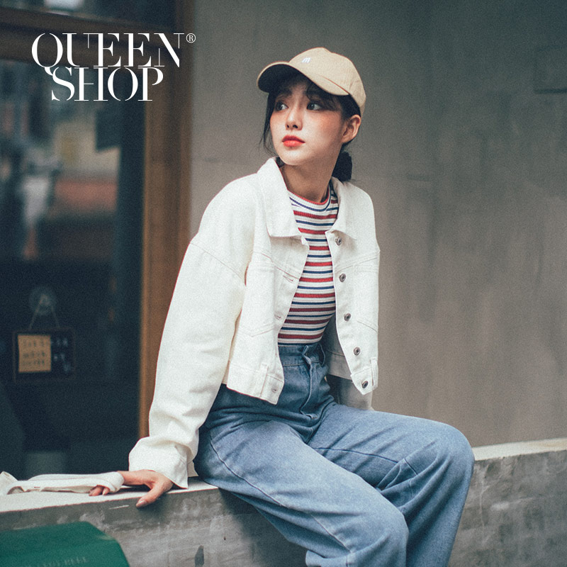 Ｑｕｅｅｎ Ｓｈｏｐ【02071129 】基本休閒百搭長袖短版外套＊現+預＊