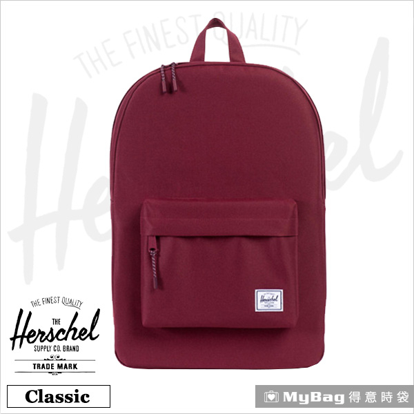 Herschel 後背包 酒紅 經典後背包 Classic-746 得意時袋