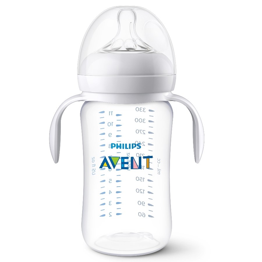 Philips Avent 新安怡 - 親乳感PA防脹氣奶瓶 330ml (附握把)
