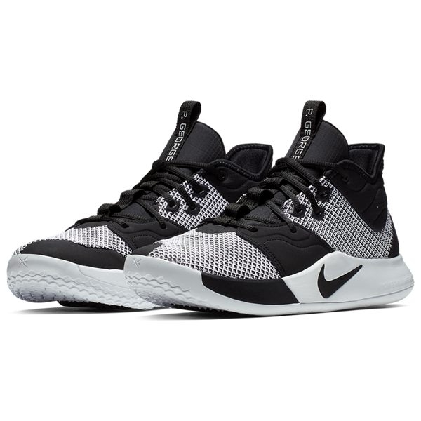 NIKE PG 3 EP 男鞋 籃球 Paul George 低筒 避震 包覆 黑 白 【運動世界】AO2608-002