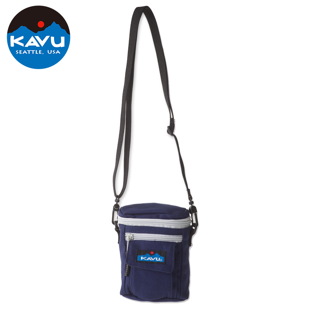 【西雅圖 KAVU】Hobart Satchel 復古腰掛包 海軍藍 #909