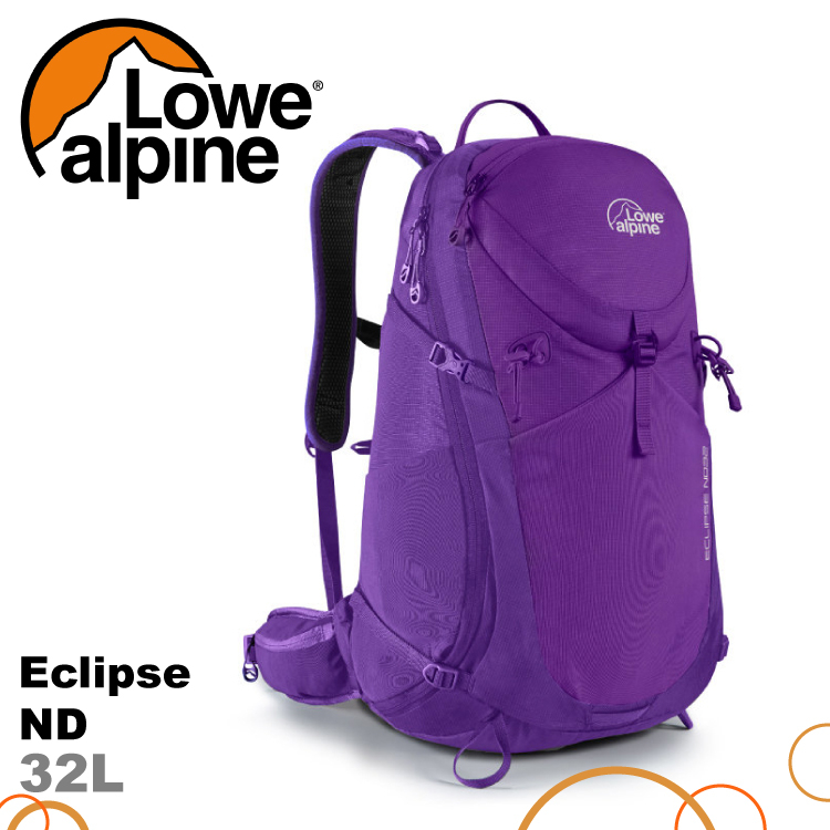 【 LOWE ALPINE 英國 Eclipse ND 32 輕量透氣背包《蘭花紫》32L】FTE-50/登山包/雙肩背包/後背包★滿額送