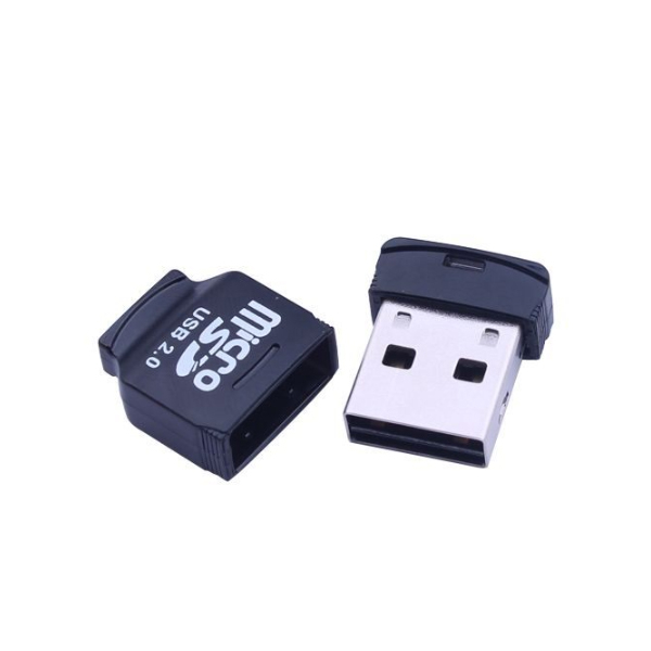 讀卡機 讀卡器 USB讀卡機 迷你讀卡機 記憶卡讀取 Micro SD USB2.0 照片 檔案 隨插即用 黑色