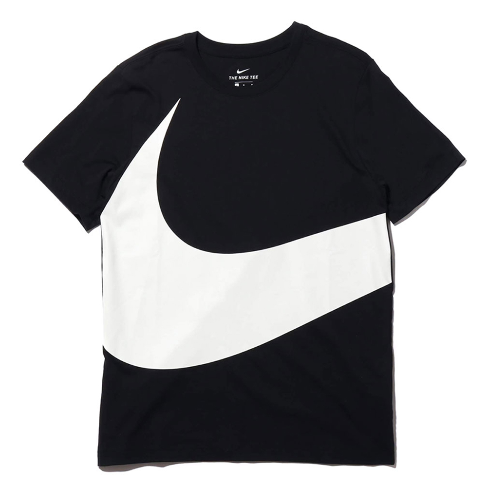 ★現貨在庫★ NIKE SPORTSWEAR SWOOSH 男裝 短袖 休閒 純棉 大勾 黑【運動世界】 AR5192-010