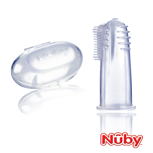Nuby 矽膠指套牙刷(附盒)-Comfort package