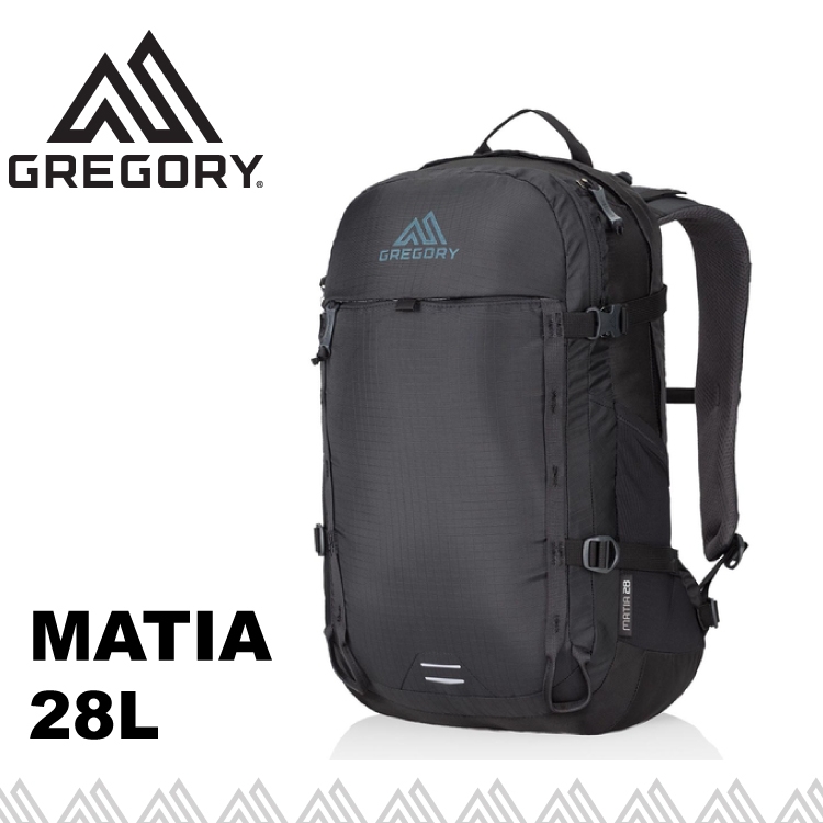 【GREGORY 美國 MATIA 28 多功能電腦背包《黑》28L】74457/雙肩背包/後背包/旅行/自行車★滿額送