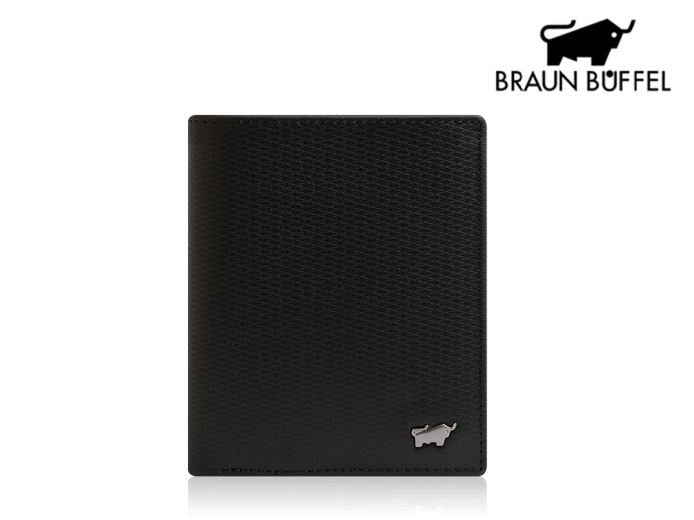 【全新正品】BRAUN BUFFEL 德國小金牛 真皮零錢袋直立皮夾【寧寧小舖/台中老店】BF323-310-1