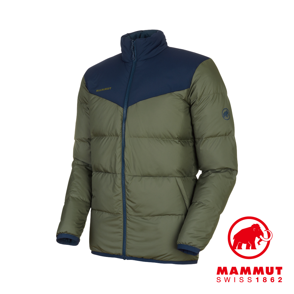【Mammut 長毛象】Whitehorn Insulated Jacket AF 防風防潑水兩穿羽絨外套 綠鬣蜥/藏青 男款 #1013-01060