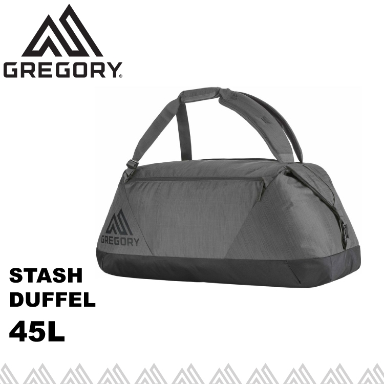 【GREGORY 美國 STASH DUFFEL 45 旅行裝備袋《陰影黑》45L】65899/健行包/登山背包/旅遊/出國★滿額送