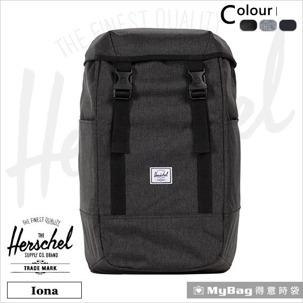 Herschel 後背包 15吋 休閒電腦後背包 兩側平口袋 任選 Iona  得意時袋 (新版)