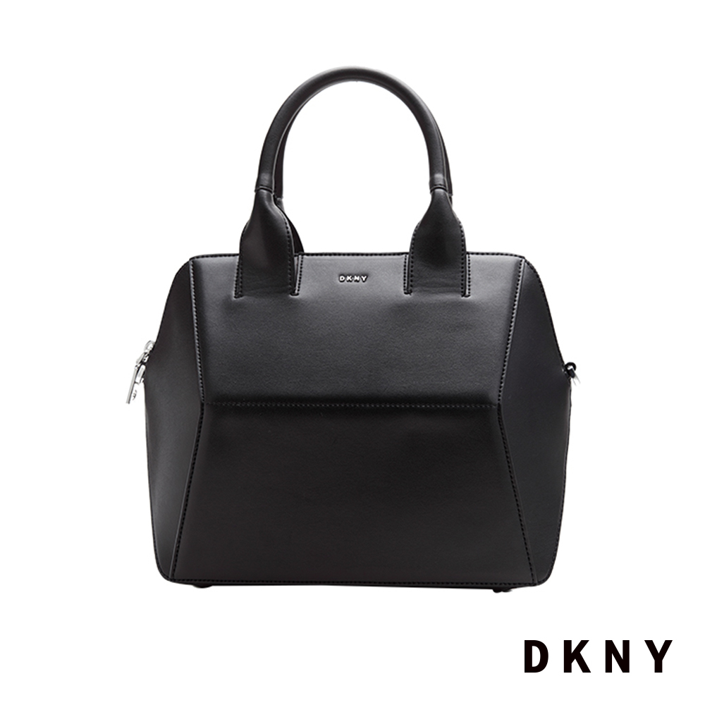 DKNY 女 手提包 稜角 個性簡約 黑