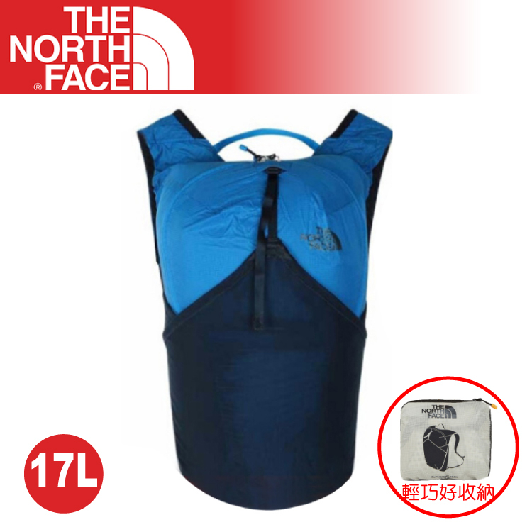 【The North Face 17L 輕量多功能CORDURA背包《轟炸機藍》】3KWR/Flyweight pack