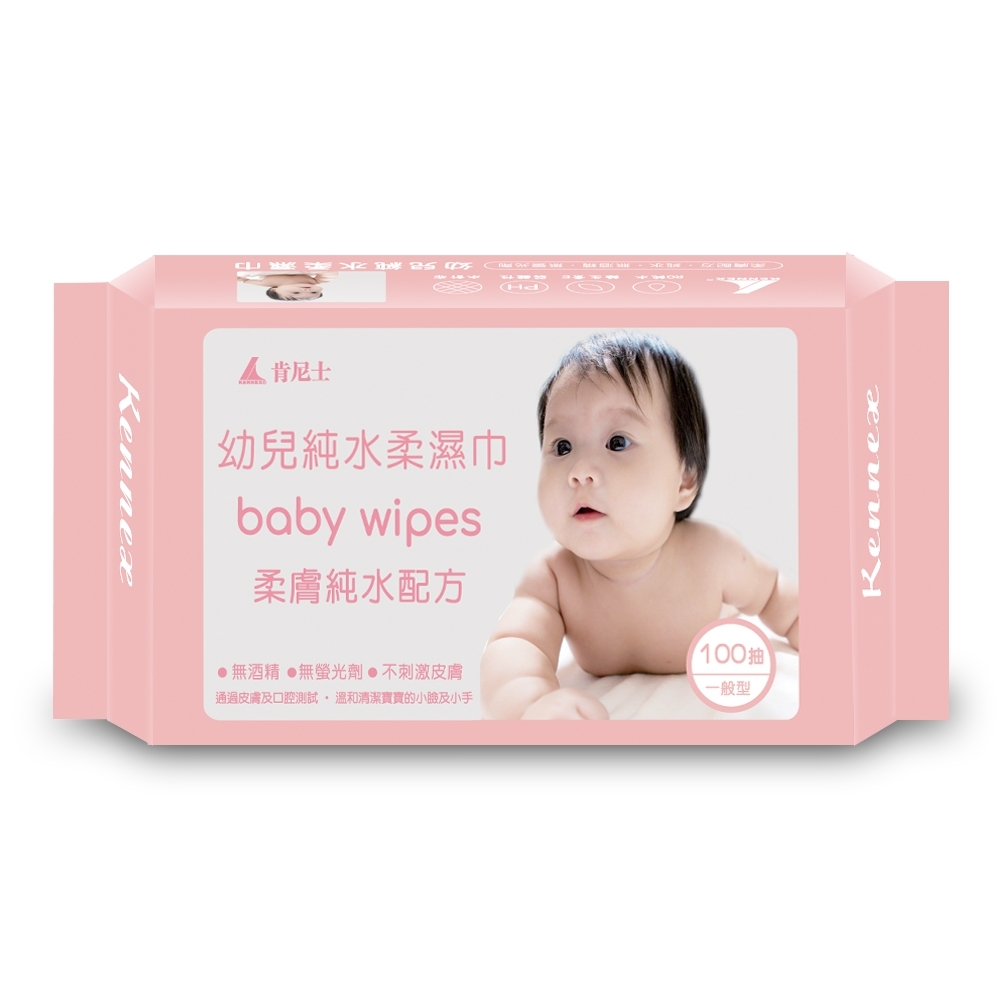 【Kennex肯尼士】幼兒純水濕巾100抽x36包-一般型