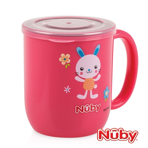 Nuby 不銹鋼喝水杯 (粉)