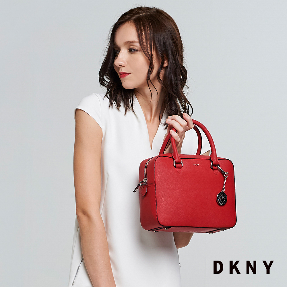 DKNY 女 手提包 方型 時尚通勤 紅